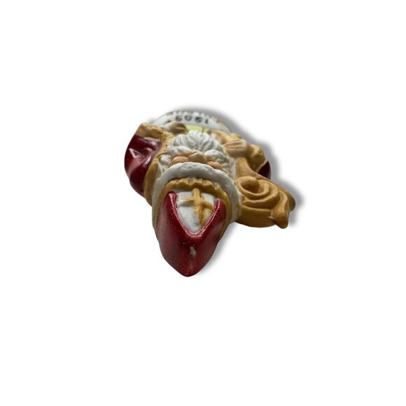 1990s Caldor Stores 1909 Poland Santa Porcelain Figurine with Box 5" - Picture 5 of 5